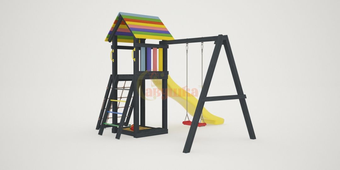 Детская площадка Савушка 7 BLACK